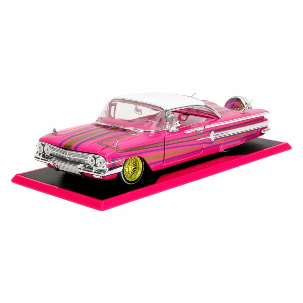 Pink Slips - 1960 Chevy Impala Low Rider 1/24th Scale Die-Cast Vehicle Replica