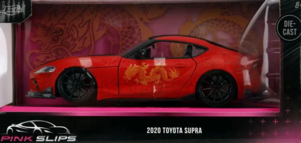 Pink Slips - 2020 Toyota Supra (Year of the Dragon) 1/24th Scale Die-Cast Vehicle Replica