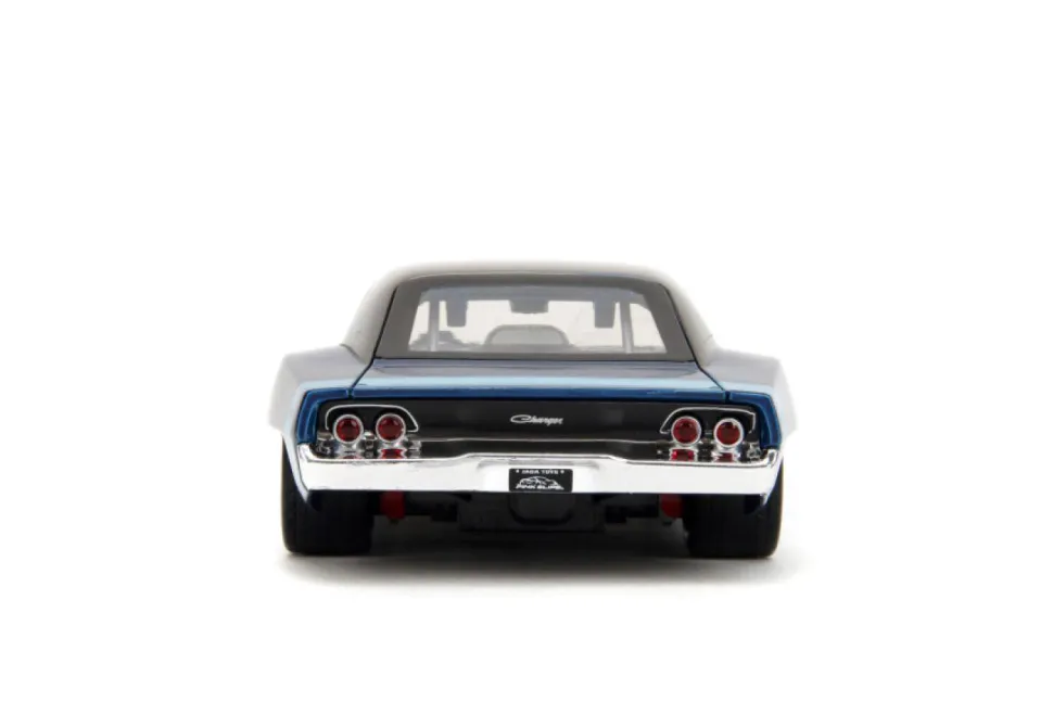 Pink Slips - Blue & Black 1970 Dodge Charger Widebody 1/24th Scale Die-Cast Vehicle Replica