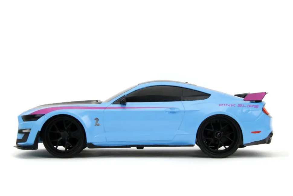 Pink Slips - Blue 2020 Ford Mustang Shelby GT500 1/16th Scale R/C Remote Control Vehicle Replica