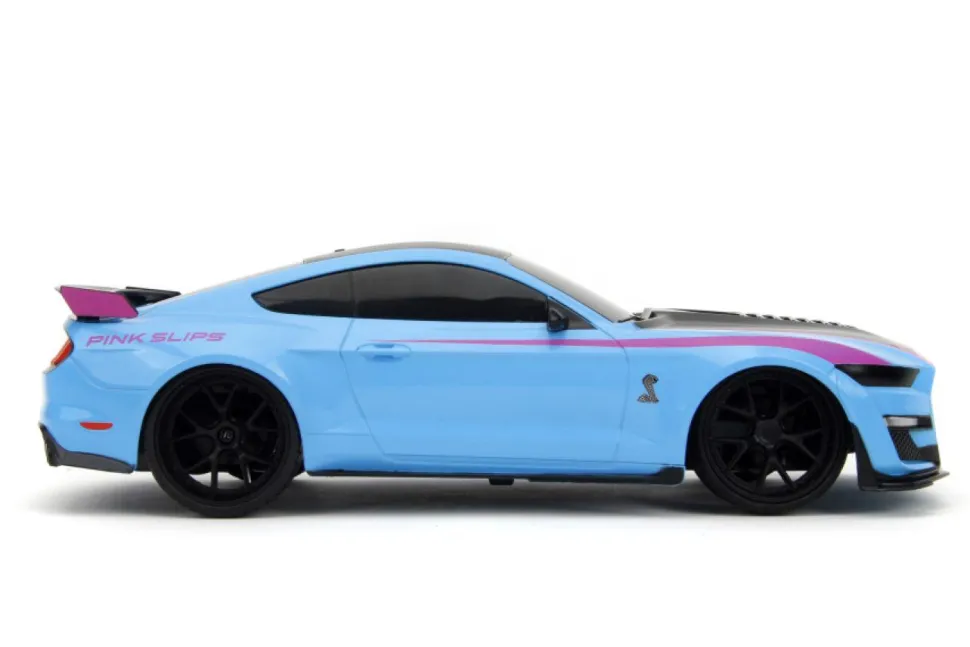 Pink Slips - Blue 2020 Ford Mustang Shelby GT500 1/16th Scale R/C Remote Control Vehicle Replica