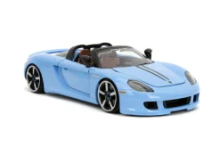Pink Slips - Blue 2005 Porsche Carrera GT 1/24th Scale Die-Cast Vehicle Replica