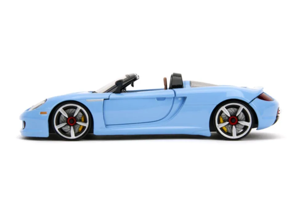 Pink Slips - Blue 2005 Porsche Carrera GT 1/24th Scale Die-Cast Vehicle Replica
