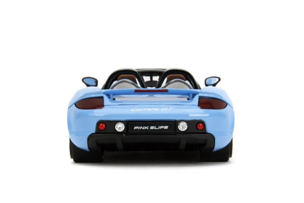 Pink Slips - Blue 2005 Porsche Carrera GT 1/24th Scale Die-Cast Vehicle Replica