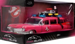 Pink Slips - Ghostbusters Ecto-1 (Pink) 1/24th Scale Die-Cast Vehicle Replica
