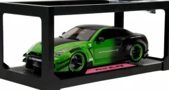 Pink Slips - Green Nissan GT-R R35 Liberty Walk 1/18th Scale Die-Cast Vehicle