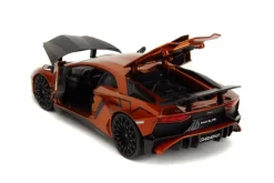 Pink Slips - Orange Lamborghini Aventador SV 1/24th Die-Cast Vehicle Replica