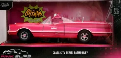 Pink Slips - Pink 1966 Classic TV Series Batmobile 1/24th Scale Die-Cast Vehicle Replica