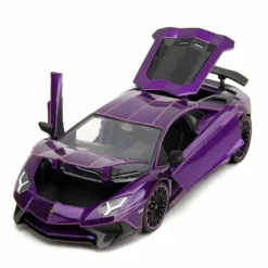 Pink Slips - Purple Lamborghini Aventador SV 1/24th Scale Die-Cast Vehicle Replica