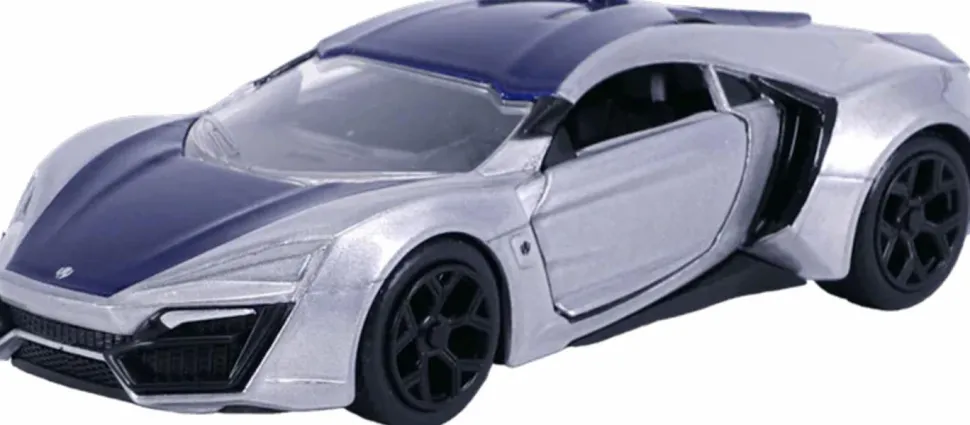 Pink Slips - Silver Lykan Hypersport 1/32 Scale Die-Cast Vehicle Replica