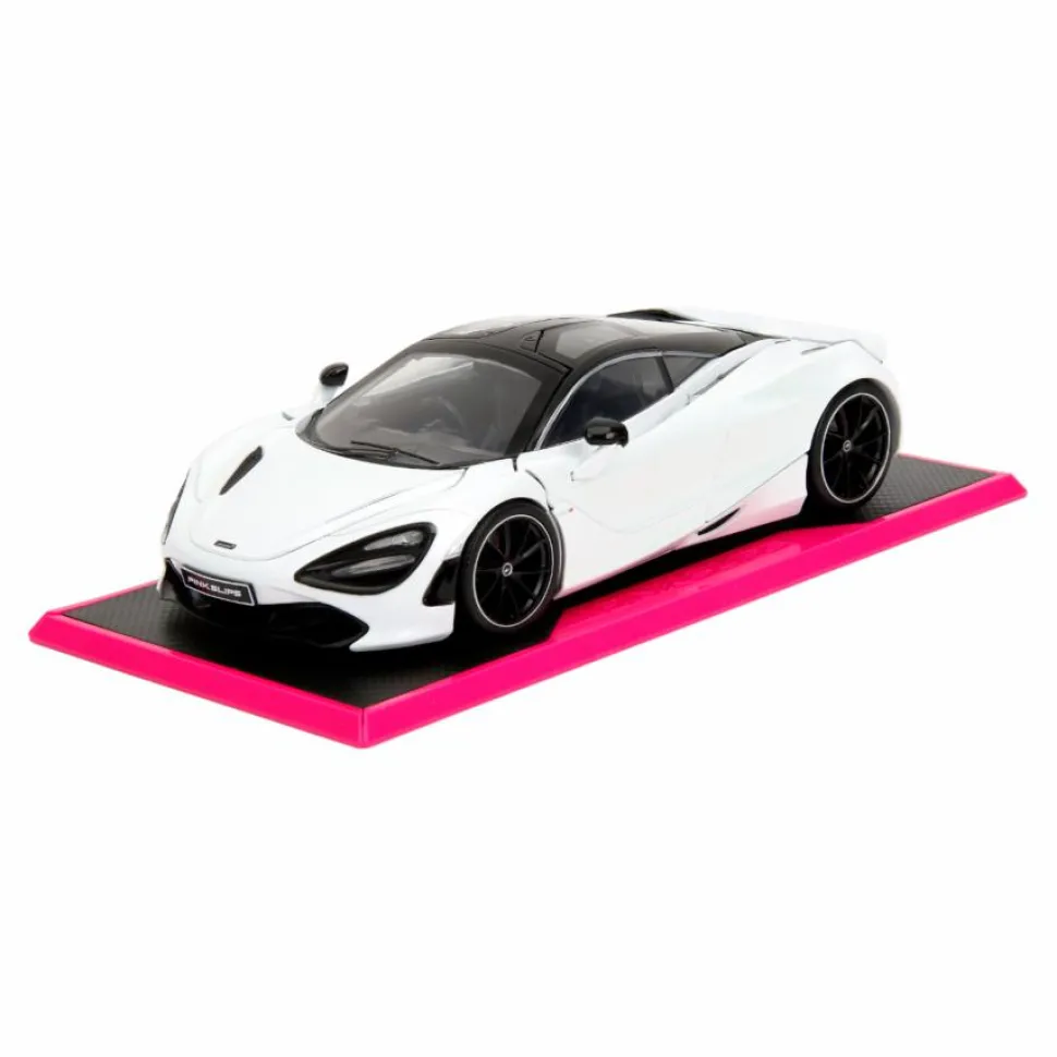 Pink Slips - White McLaren 720S 1/24th Scale Die-Cast Vehicle Replica