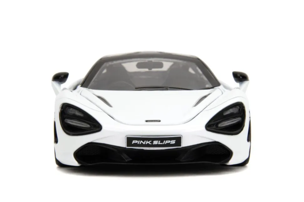 Pink Slips - White McLaren 720S 1/24th Scale Die-Cast Vehicle Replica