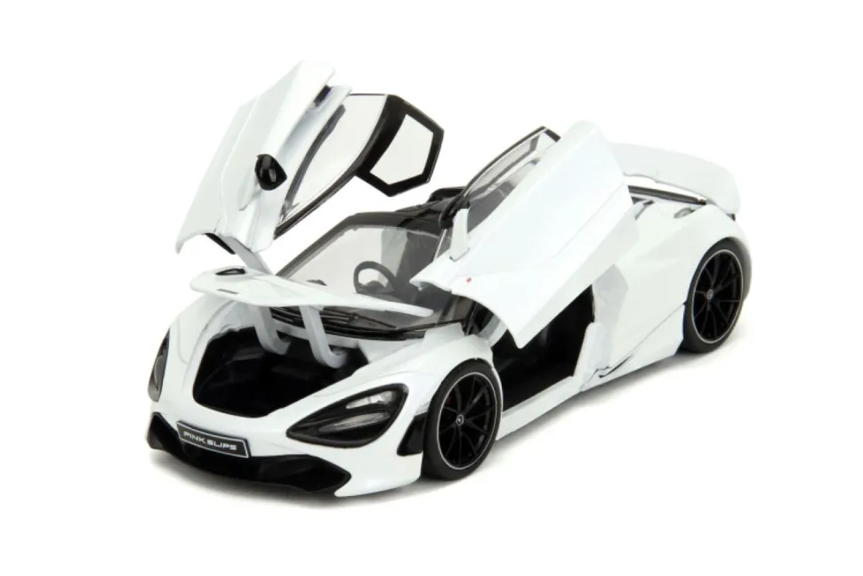 Pink Slips - White McLaren 720S 1/24th Scale Die-Cast Vehicle Replica
