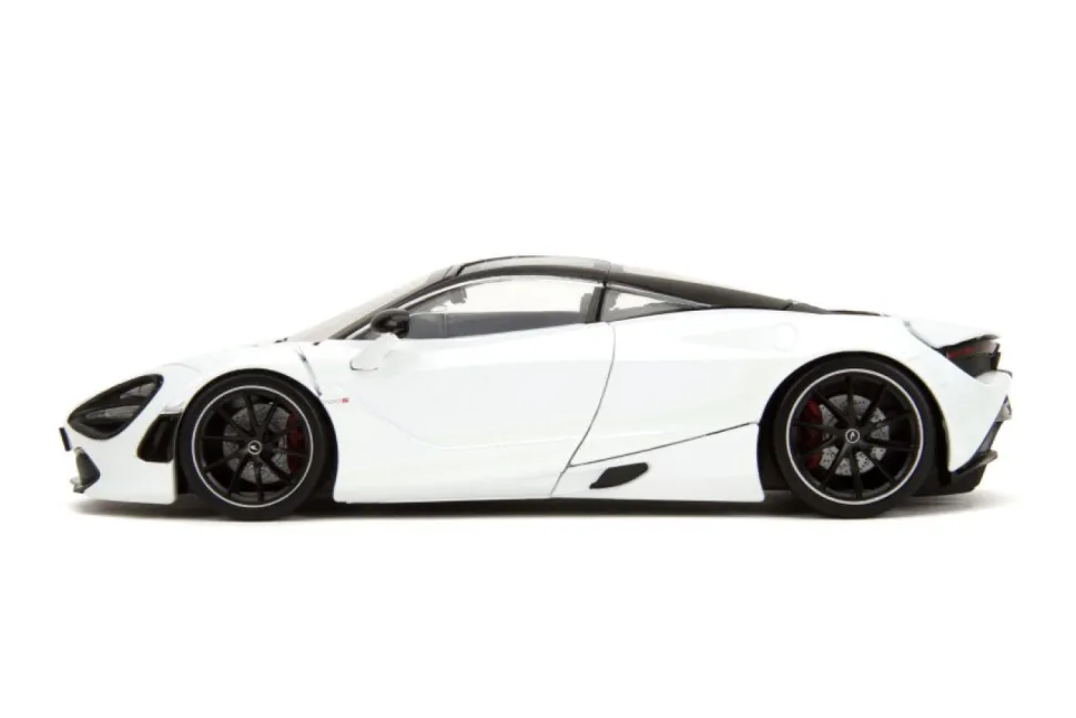 Pink Slips - White McLaren 720S 1/24th Scale Die-Cast Vehicle Replica