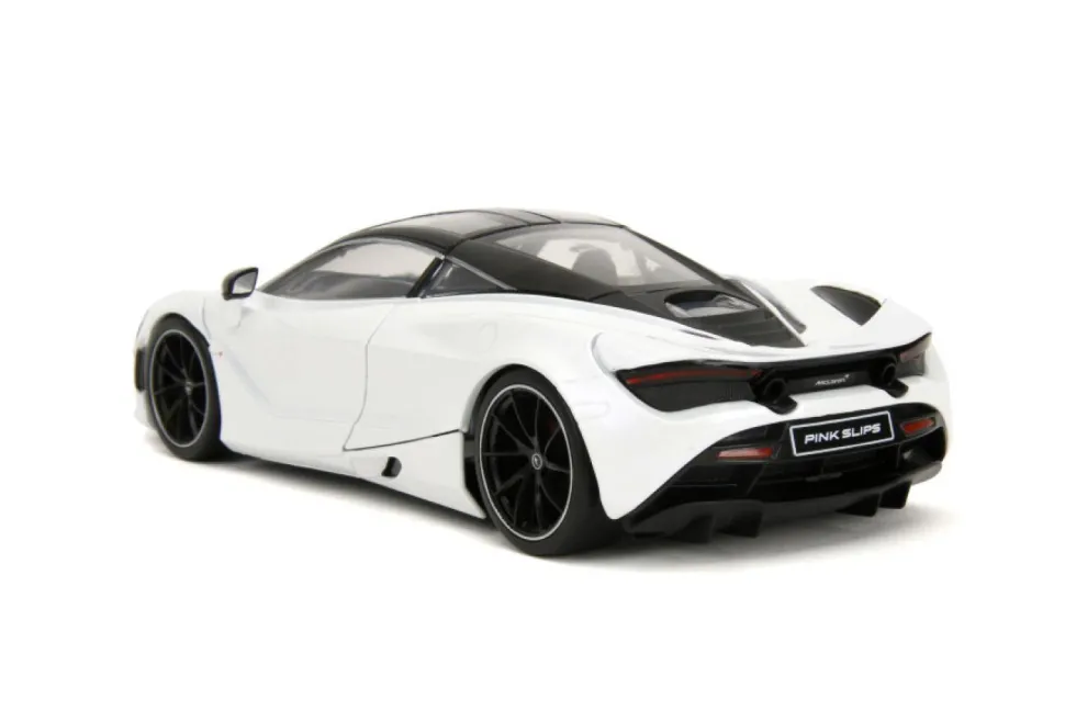 Pink Slips - White McLaren 720S 1/24th Scale Die-Cast Vehicle Replica