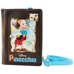 Pinocchio (1940) - Book 9” Faux Leather Convertible Crossbody Bag