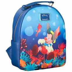 Pinocchio (1940) - Coral 12” Faux Leather Mini Backpack