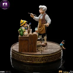 Pinocchio (1940) - Pinocchio, Geppetto & Jiminy Cricket Deluxe 1/10th Scale Statue