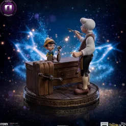 Pinocchio (1940) - Pinocchio, Geppetto & Jiminy Cricket 1/10th Scale Statue