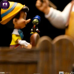 Pinocchio (1940) - Pinocchio, Geppetto & Jiminy Cricket 1/10th Scale Statue