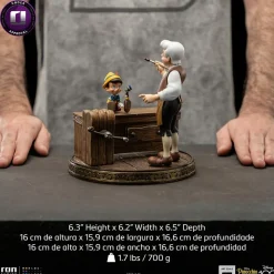 Pinocchio (1940) - Pinocchio, Geppetto & Jiminy Cricket 1/10th Scale Statue