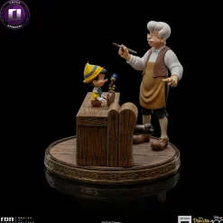 Pinocchio (1940) - Pinocchio, Geppetto & Jiminy Cricket 1/10th Scale Statue