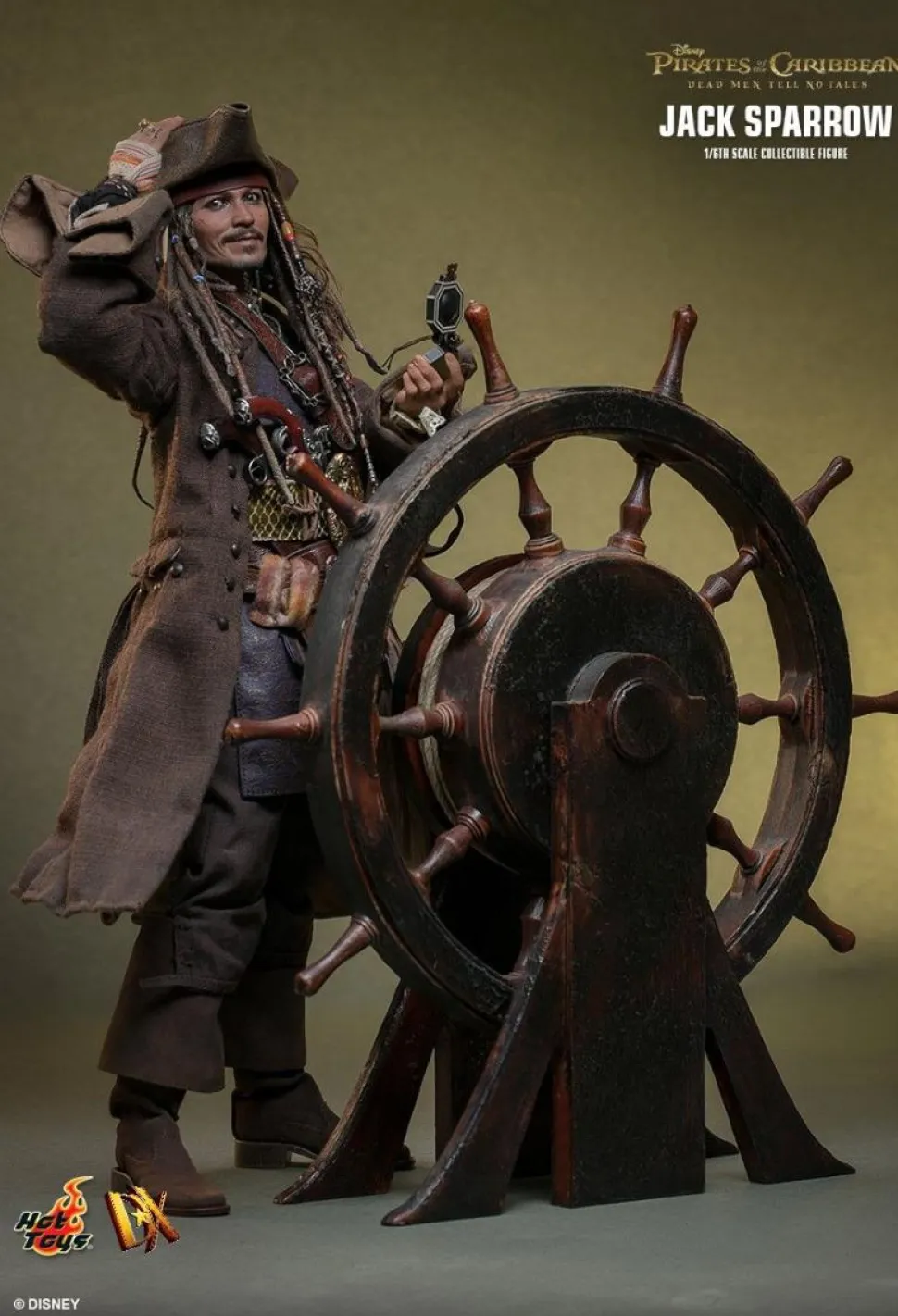 Pirates of the Caribbean: Dead Men Tell No Tales - Jack Sparrow 1/6th Scale Hot Toys Action Figure