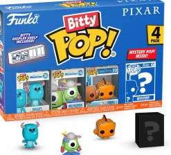 Pixar - Sulley, Mike Wazowski, Nemo & Mystery Bitty Pop! Vinyl Figure 4-Pack
