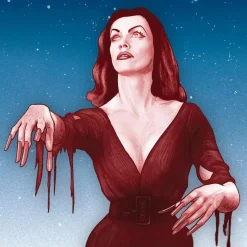 Plan 9 from Outer Space (1957) - Vampira (Grayscale) ReAction 3.75