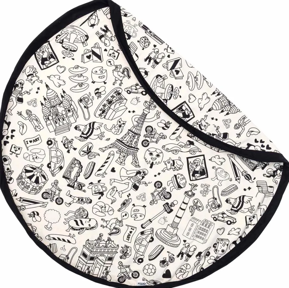 Play&Go - OMY Paris Double Printed 2-in-1 Storage Bag & Playmat