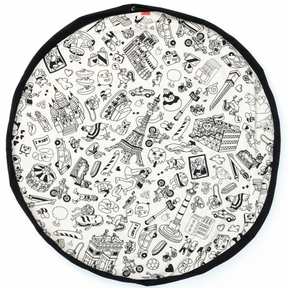 Play&Go - OMY Paris Double Printed 2-in-1 Storage Bag & Playmat