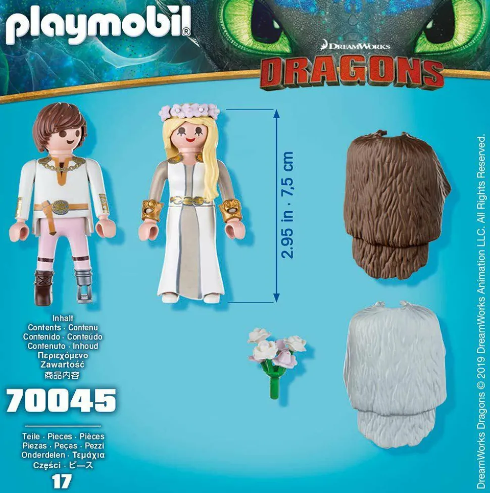 Playmobil - Bridal Couple Hiccup & Astrid Figure 2-Pack (70045)