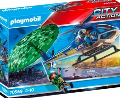 Playmobil: City Action - Police Parachute Search Playset (70569)
