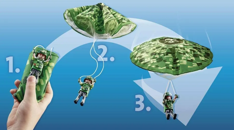 Playmobil: City Action - Police Parachute Search Playset (70569)