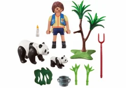 Playmobil: City Life - Panda Caretaker Carry Case Set (70357)