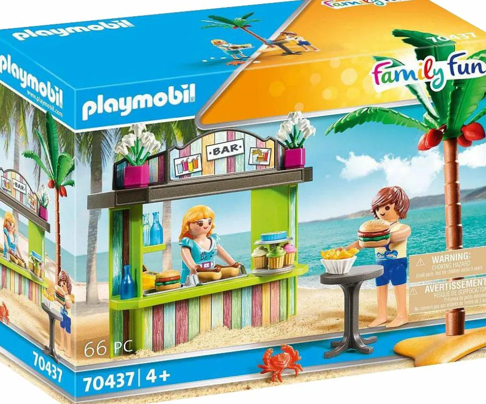 Playmobil: Family Fun - Beach Snack Bar Playset (70437)