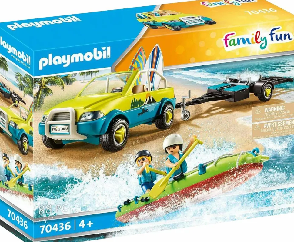 Playmobil: Family Fun - Beach Car with Canoe Playset (70436)