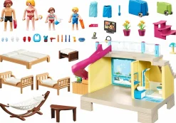 Playmobil: Family Fun - Bungalow with Pool Playset (70435)