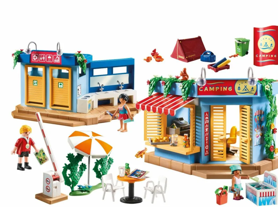 Playmobil: Family Fun - Large Campground Playset (70087)