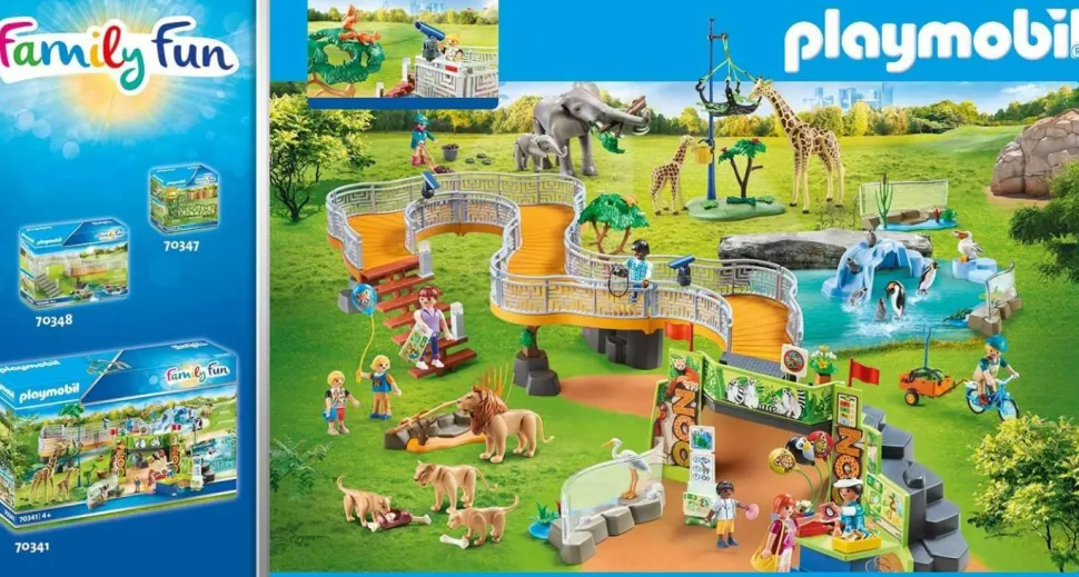 Playmobil: Family Fun - Outdoor Lion Enclosure Playset (70343)