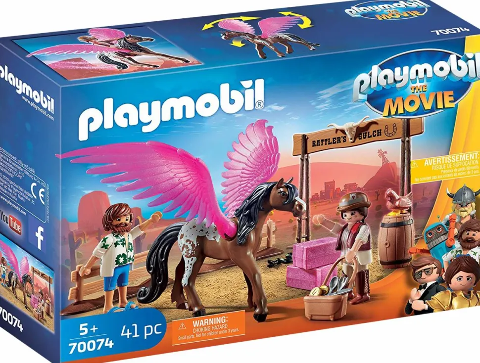 Playmobil: The Movie - Marla with Del & Pegasus Figure Playset (70074)