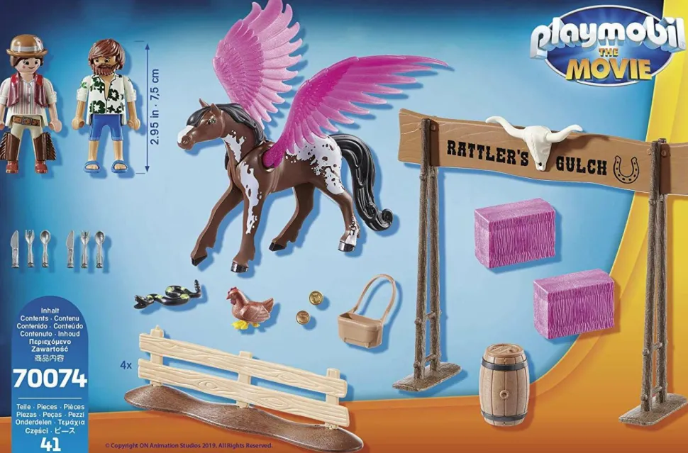 Playmobil: The Movie - Marla with Del & Pegasus Figure Playset (70074)