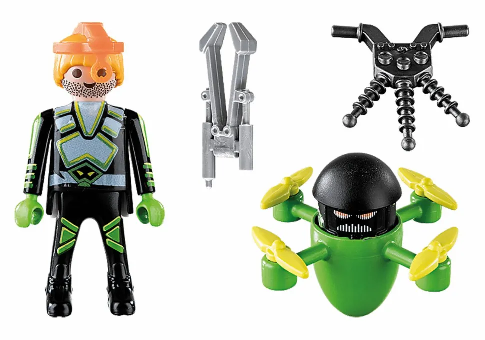 Playmobil: Top Agents - Agent with Drone Playset (70248)