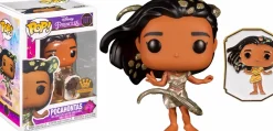Pocahontas - Pocahontas Gold Ultimate Disney Princess Pop! Vinyl Figure with Enamel Pin (Funko / Popcultcha Exclusive)