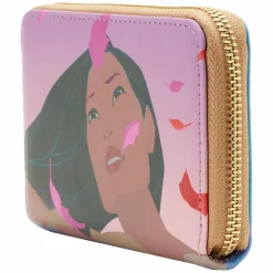Pocahontas - Scenes 4” Faux Leather Zip-Around Wallet
