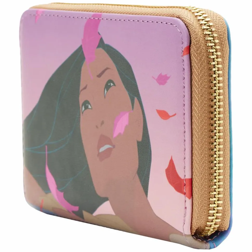 Pocahontas - Scenes 4” Faux Leather Zip-Around Wallet