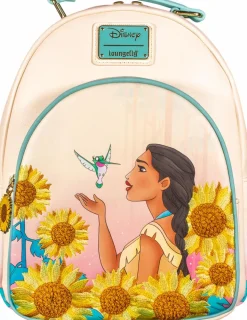 Pocahontas - Sunflower 12” Faux Leather Mini Backpack