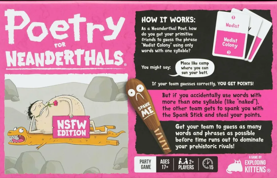 Poetry for Neanderthals - NSFW Edition Card Game