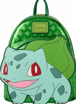 Pokemon - Bulbasaur Cosplay 10" Faux Leather Mini Backpack