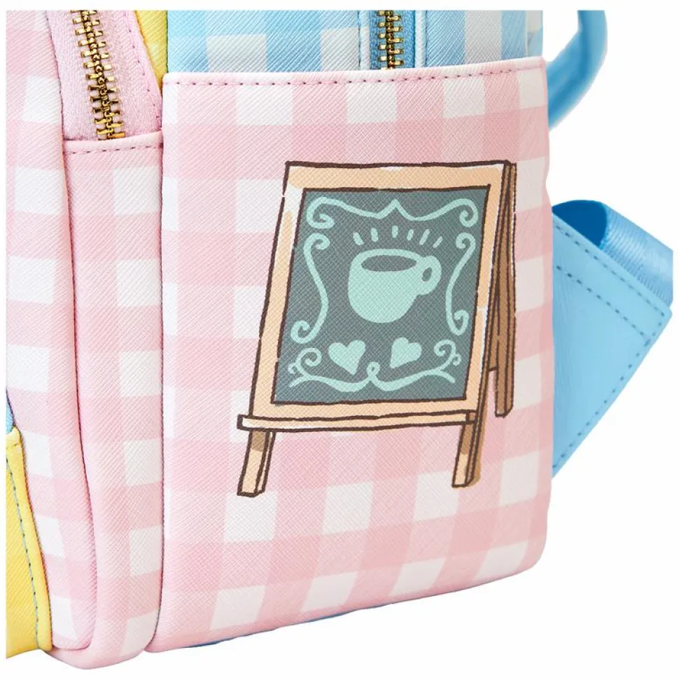 Pokemon - Cafe Triple Pocket 12" Faux Leather Mini Backpack